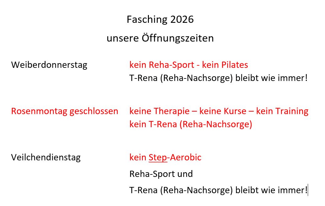 Aushang FAstnacht 2026